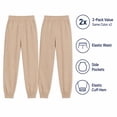 thumbnail image 5 of Beverly Hills Polo Club Boys’ School Uniform Pants – 2 Pack Pull On Jogger Pants (4-18), 5 of 7
