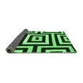 thumbnail image 2 of Ahgly Company Indoor Rectangle Abstract Emerald Green Contemporary Area Rugs, 5' x 7', 2 of 4