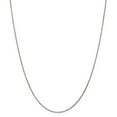 thumbnail image 2 of 14K White Gold .95mm Solid Diamond Cut Cable Chain Necklace Size 26, 2 of 4