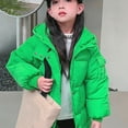 thumbnail image 5 of YunPes Girls Winter Coats Size 10 12 Heavyweight Windproof Warm Hooded Puffer Jacket Kids Trendy Quilted Padded Down Jackets Girl Jackets 8, 5 of 9