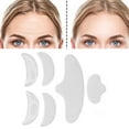 thumbnail image 3 of 6 Pcs Silicone Facial Pad Set Reusable Eye Forehead Chin Wrinkle Patches Anti Aging For Beauty, 3 of 8