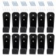 thumbnail image 1 of OHOIOLLA 6 Pares Colgador De De Hockey Negro Para Pared Con Ahorra Espacio En El Hogar, 1 of 8