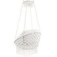 thumbnail image 2 of Deluxe Polyester Macrame Chair with Fringe, 2 of 6