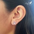 thumbnail image 3 of Aretes de plata .925 BELLAPLATA MF broquel Colibries de plata reflejante, 3 of 4