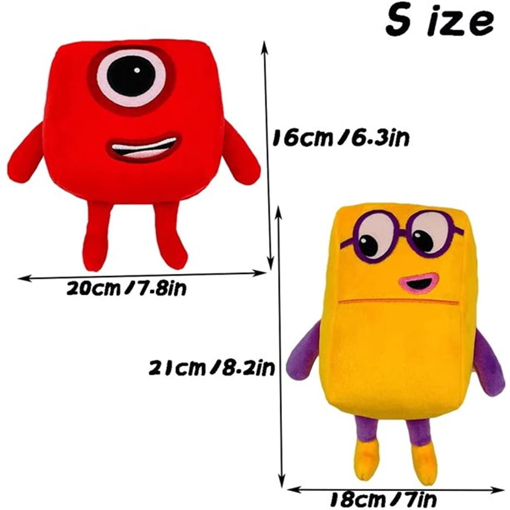 Numberblocks Plush Toy Educational Stuffed Number Blocks Doll Kids