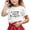 V130-White, variant on WhouRiu Girls Letter Graphic Tees Kids Short Sleeve Crew Neck Tshirt Comfortable Cute Casual Summer T Shirts,6-7 Years