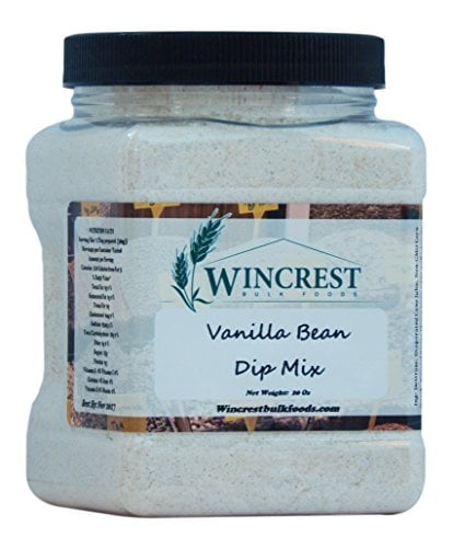 Vanilla Bean Dip & Dessert Mix 20 Oz Tub by Bulk Foods, Inc