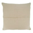thumbnail image 3 of Fennco Styles Tufted Design Cotton Decorative Throw Pillow 20 x 20 Inch - Ivory Textured Cushion for Home, Couch, Living Room and Everyday Décor, 3 of 4