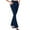 Navy, variant on Tnhcen Women's Flare Yoga Pants High Waist Elastic Stretch Gabardine Athletic Casual Trousers with Side Pockets for Daily Wear and Workout S-2XL Size Comfortable Solid Color Fashion