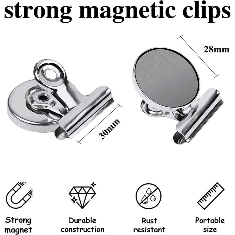  DIYSELF 24 Pack Fridge Magnet, Magnetic Clips Heavy Duty, Magnet  Clips for Fridge, Whiteboard, Office, Refrigerator Magnets No Scratch Clip  Magnets for Hanging Photos, Fridge Magnet Clips : Home & Kitchen