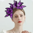 thumbnail image 6 of WEUVEB Plastic Butterfly Headpiece Violet Good Material for Decor 2Pcs, 6 of 9
