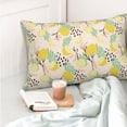 thumbnail image 4 of Salouo Lemon Leaves Pattern Pillow Cases,1PC Pillow Covers with Envelope Closure Decorative Pillow Case for Bed Couch,Pillows Not Included-16"x24", 4 of 6