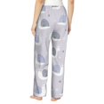 thumbnail image 3 of Pajama Pants Women, Cute Blue Gray Snail Sweatpants Soft Sleep Lounge Pants, Casual PJ Bottoms Pants with Pockets, 3 of 5