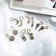 thumbnail image 2 of Vinta Key Round D Drop Huggie Earrings Jewelry For Women Men Girls Boys, 2 of 5