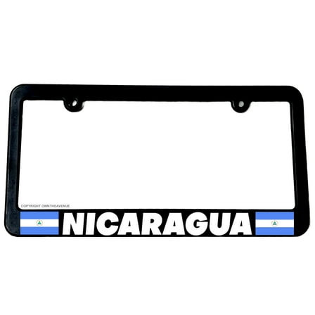Nicaragua World Country Flag Car Truck Auto License Plate Frame
