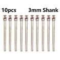 thumbnail image 3 of 10 Pcs Fraises de Mandrin de Polissage Outil Rotatif pour Polisseuse Outil 3mm, 3 of 9