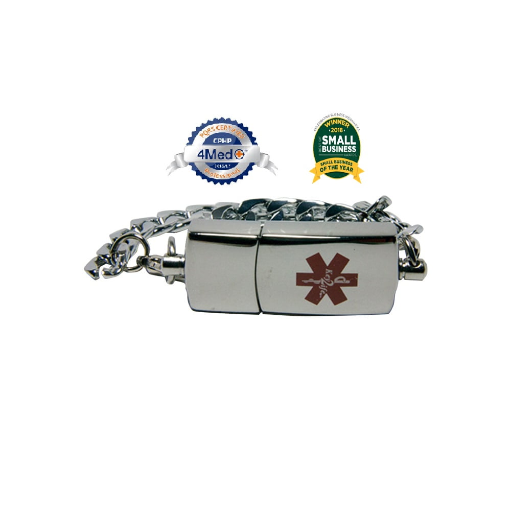 Key2Life Throwback Legacy Emergency Medical Bracelet by Key2Life