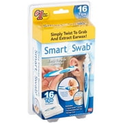 Smart Swab Original Spiral Ear Wax Removal kit 17 Pcs Safe Spiral Ear Cleaner Tool Kit with Reusable Medical Case