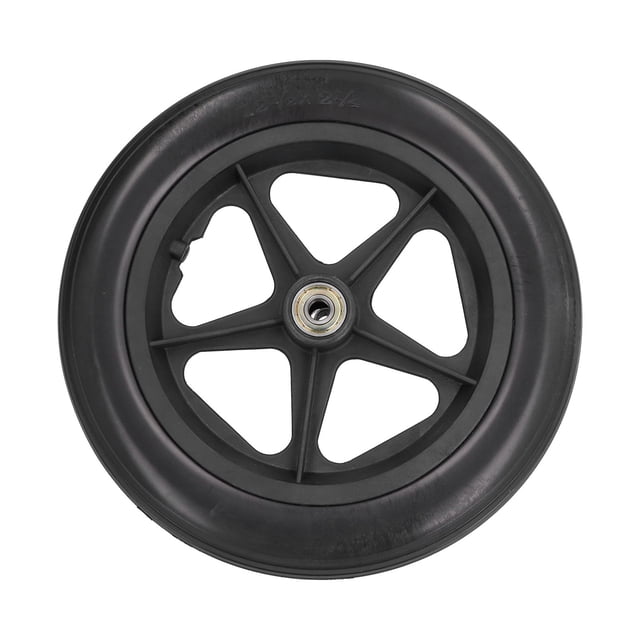 Rueda única para silla de ruedas, rueda trasera para silla de ruedas, herramientas de abrasión, rueda de repuesto para silla de ruedas, durabilidad extendida Jadeshay A