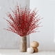 thumbnail image 3 of Flores artificiales de jazmín Sggvecsy de 75 cm de altura en rojo, 10 piezas, 3 of 7