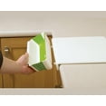 thumbnail image 3 of Progressive International Counter Edge Cutting Board With Collapsible Scrap Bin - White & Green, 3 of 5