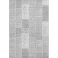thumbnail image 2 of Addison Rugs Mayfield Washable Traditional Patchwork Silver Rectangle Rug, 2'6" x 3'10", 2 of 6