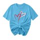 thumbnail image 1 of Camisetas de Manga Corta para Mujeres, Camiseta de Cuello Redondo Impresa de Moda, Primavera Y Verano Casual, 1 of 8