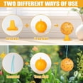 thumbnail image 6 of 6 Sets Upgraded Indoor Flying Insect Trap Balls, Yellow Sticky Bug Balls House Plants Kitchen Drains Yards Gardens Indoor Outdoor, Fruit Fly Killer and Mosquito Catcher, 6 of 9