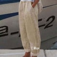 thumbnail image 1 of Simua Loose Fit Line Pants for Women Casual Summer Trousers, 1 of 4