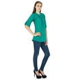 thumbnail image 3 of Casual Tunic Women Boho Top Dress Wear Clothing Cotton Summer Sundress, 3 of 4