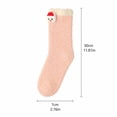 thumbnail image 4 of Kamentoy Women's Christmas Socks Snowman Mid-Calf Socks Women Christmas Crew Socks Thick Fuzzy Plush Socks Soft Warm Winter Sleep Socks, 4 of 6
