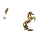 thumbnail image 5 of Escultura de hoja de metal, estatua de hoja de metal, figura de caballo de resina, decoración artística de mesa, base de hierro hecha a mano, adorno c, 5 of 8