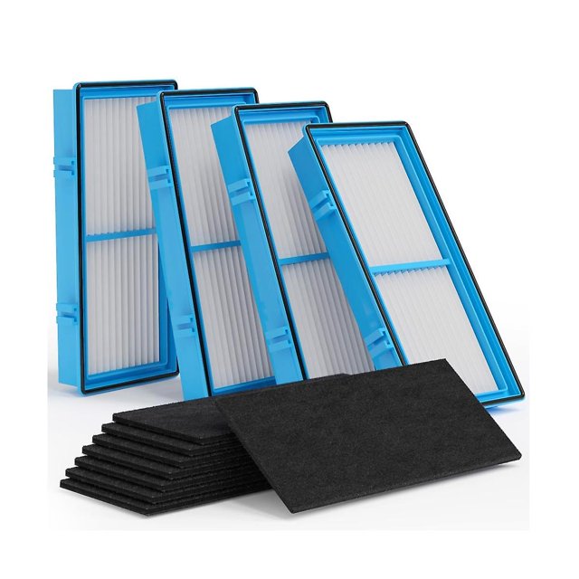 Reemplazo de filtro para purificadores de aire Aer1 Hapf30, 4 filtros True Hepa + 8 filtros de refuerzo de carbono