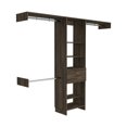 thumbnail image 7 of Newboti Furniture 250 Closet System British, Bedroom, Dark Walnut 39093, 7 of 7
