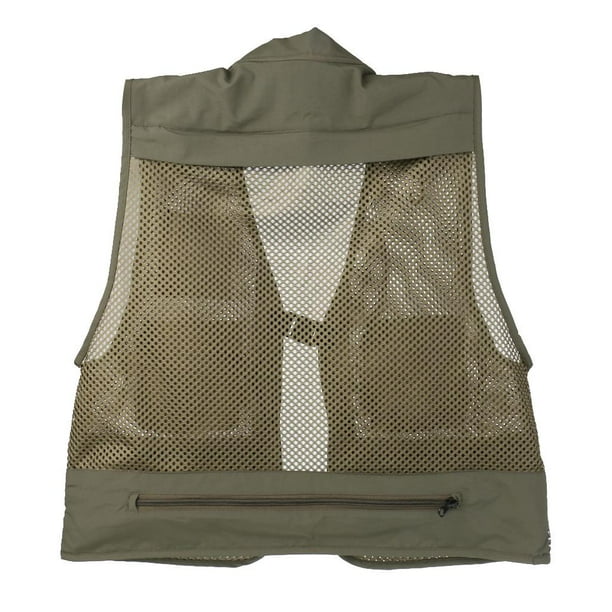 koolsoo Gilet de Pêche à la Mouche pour Hommes Veste Imperméable en Maille Vert 2TG koolsoo Gilet de Pêche à la Mouche pour Hommes Veste Imperméable en Maille Vert 2TG