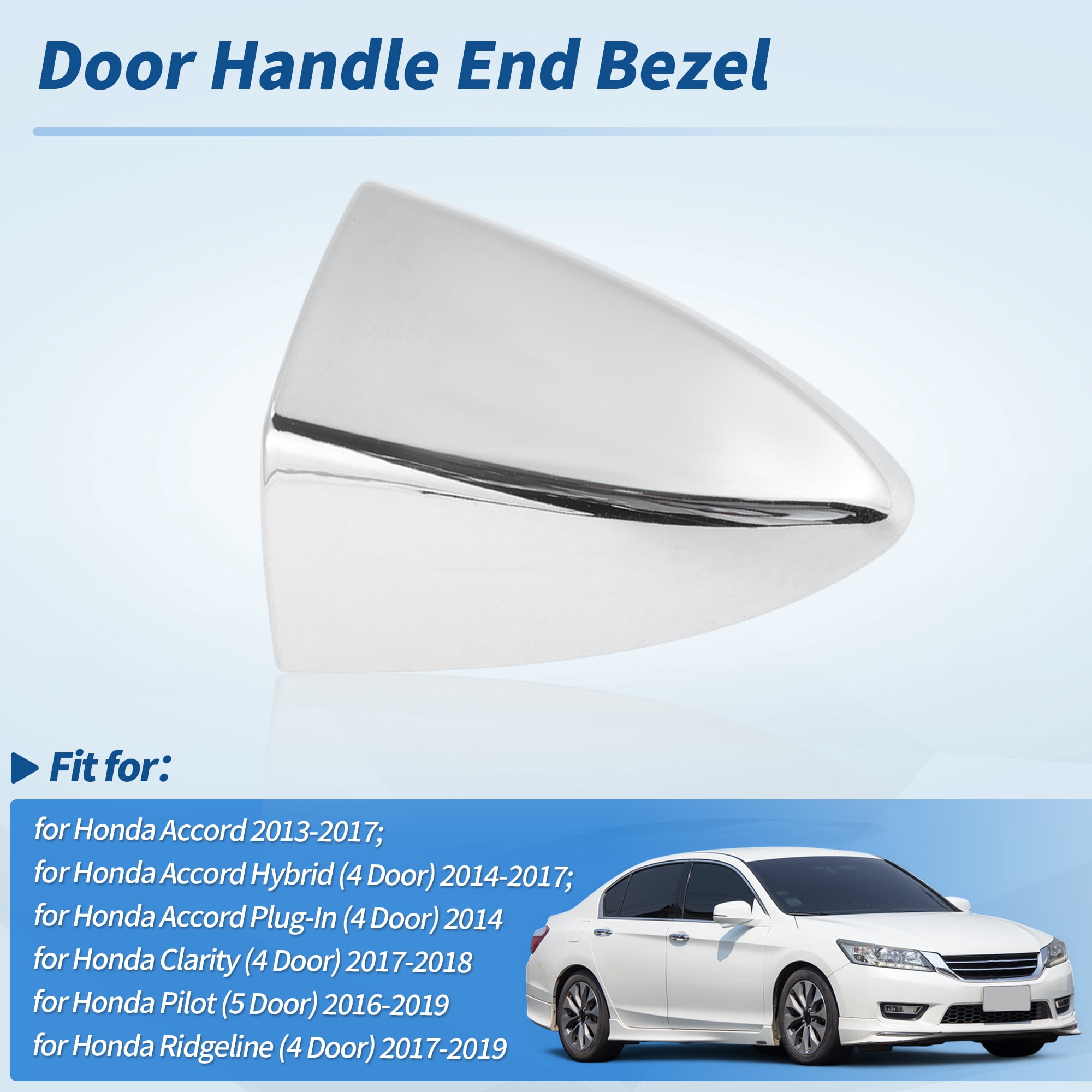 Unique Bargains Right Side Door Handle End Bezel for Honda Accord 2013-2017&Pilot/Clarity