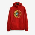 thumbnail image 3 of kayannuo Womens Tops Long Sleeve Shirts Fall Womens Casual Hoodies Jumper Tops Ladies Sunflower Print Sweatshirt Blouse Tee Red, 3 of 5