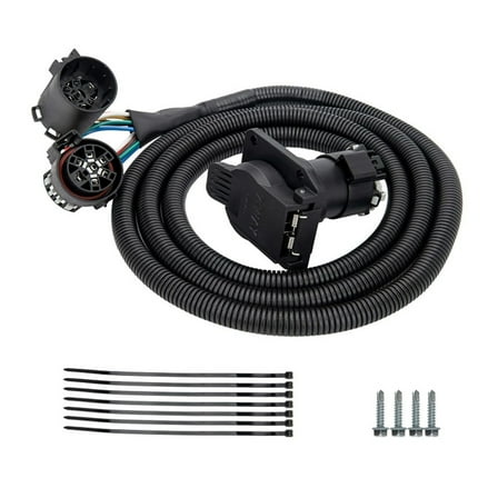 Zeiwohndc 56070 Black 7'' Custom Wiring Harness Extension for 1500/2500/3500