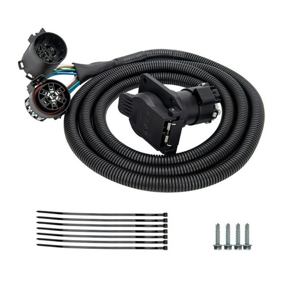 Zeiwohndc 56070 Black 7'' Custom Wiring Harness Extension for 1500/2500/3500