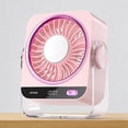 thumbnail image 7 of Leeye Ice Pack Desk Fan, Rechargeable Personal Air Cooler with Detachable Ice Pad, USB Portable Air Circulator Fan for Home Office Desktop, B A,, 7 of 7