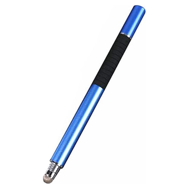 EeaseCA Universal 2 in 1 Disc and Fiber Tip Capacitive Stylus Touch Screen Pen for All Touch Screen Devices Tablets & Cell Phones (Dark Blue)