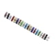 thumbnail image 5 of Cuentas espaciadoras de vidrio Cateissary 50 Piezas multicolor collar, 5 of 6