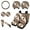 American Tribal Cactus Brown, variant on Renewold Cow Lavender Field Car Seat Cover Full Set 11 Pieces with Boho Car Seat Cushion Cover Steering Wheel Cover Shift Knob Handbrake Cover Car Coaster Headrest Protector Universal Fit