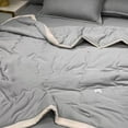 thumbnail image 4 of AZXY Cooling Blanket,Cooling Comforter On Clearance,Non-Standard Summer Quilt,Washable Breathable Light Weight Comforters,Gray Non-Standard(110x150cm), 4 of 8