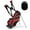 Red, variant on Kepooman Golf Stand Bag, Lightweight Organized Golf Bag,Golf Stand Cart Bag with 6-Way Divider Carry Pockets-Green