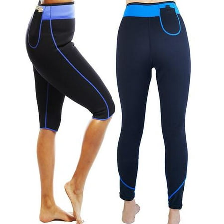 Anti Cellulite Weight Loss Workout Exercise Fitness Hot Slimming Sweat Sauna Long (Best Exercise Pants To Hide Cellulite)