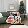 thumbnail image 3 of Birthday Christmas Wedding Gifts for Dad, Personalized Custom Blanket with Photo to Dad Men from Daughter Son, Custom Dad Gifts, Dad Blanket (DAD 9), 3 of 6