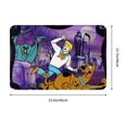 thumbnail image 3 of Lsque Scooby-Doo Pattern Doormat, Durable Flannel Fabric, Waterproof Stain and Fade Resistant, Low Profile,Indoor Outdoor Door Mats, Easy Clean Patio Entrance Mat, 16x24in, 3 of 8