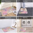 thumbnail image 6 of Welcome Door Mats Abstract Pastel Rugs Rug Carpets Bathroom Decorations for Kitchen Bedroom Indoor Floor Greeting Front Porch Rugs Indoor Outdoor Door Mats Entrance Patio Carpet Decor 17x30 inch, 6 of 6