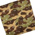 thumbnail image 3 of grinderPUNCH Unisex Camo Scarf Bandanas Large 22" Camouflage Bandana Adult Brown Headwrap Cloth Biker Unisex, 3 of 5